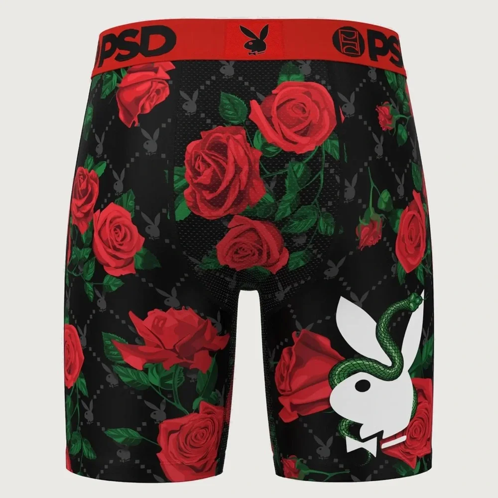PSD men’s UNDERWEAR PLAYBOY SLITHER 7”BOXER BRIEFS